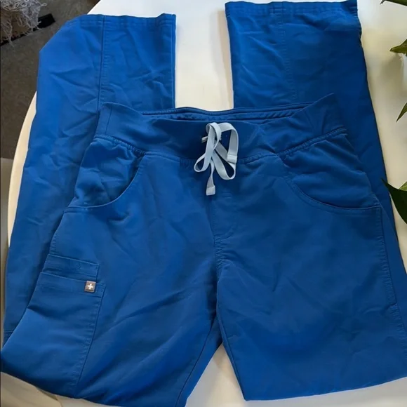 XS Figs Royal Blue Scrub Pants - Picture 4 of 4